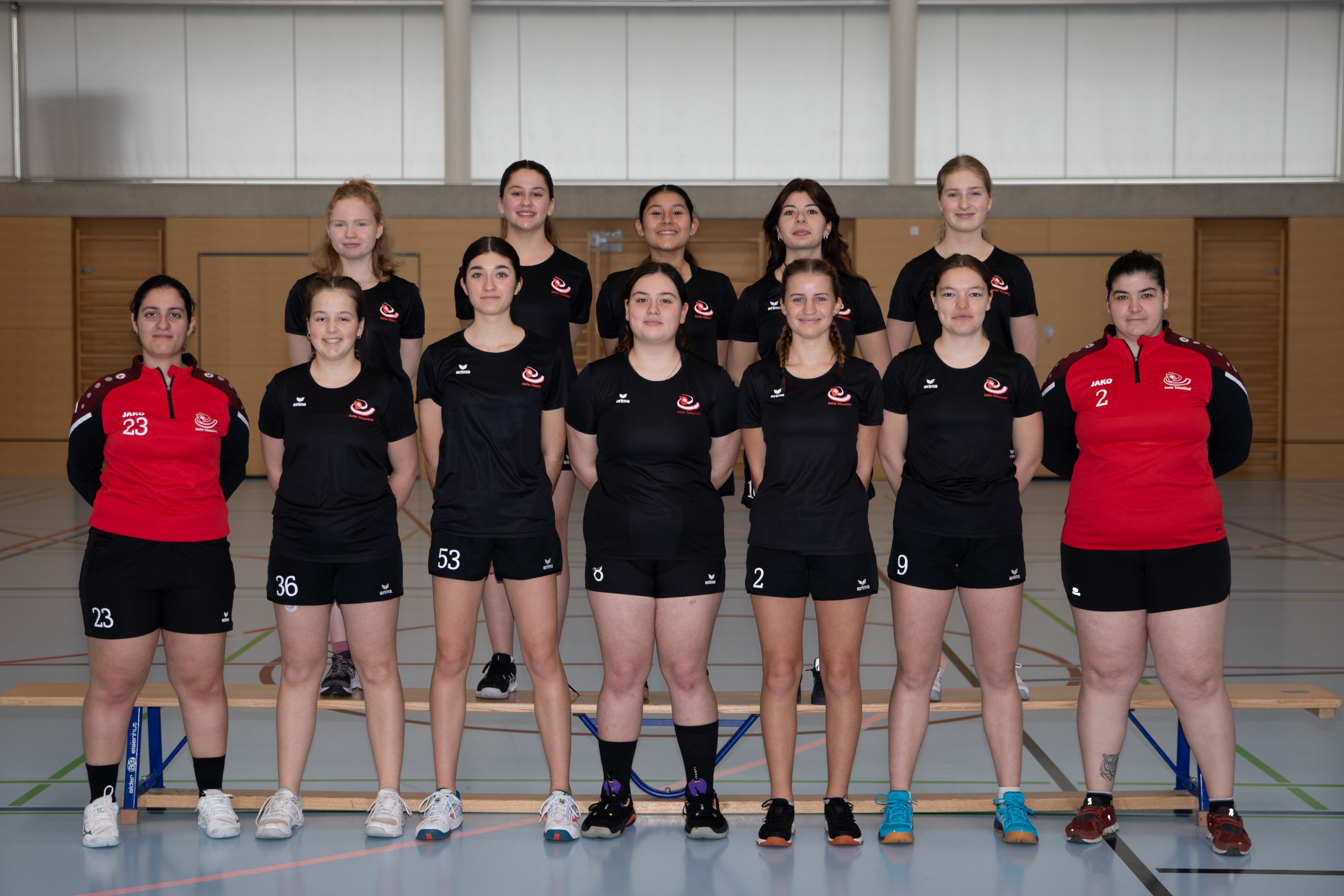 L'équipe suisse féminine pour les EYTC 2024